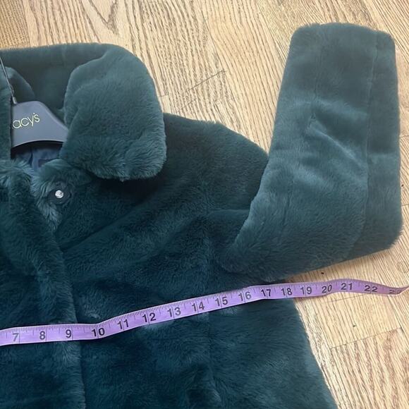 MADEWELL GREEN FAUX FUR JACKET SIZE XXS‎ - Picture 6 of 7